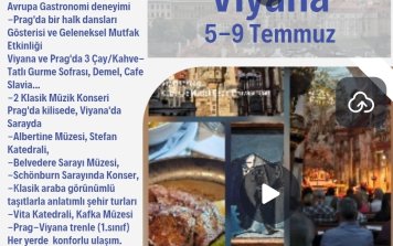 Prag - Viyana  Kültür, Tarih ve Mutfak Gezisi (5-9 Temmuz)